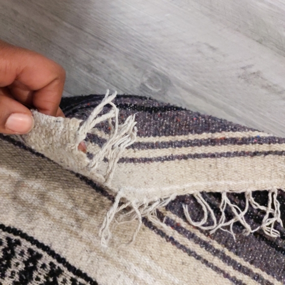 Woven Western Blanket Throw 4x6 - Picture 3 of 6